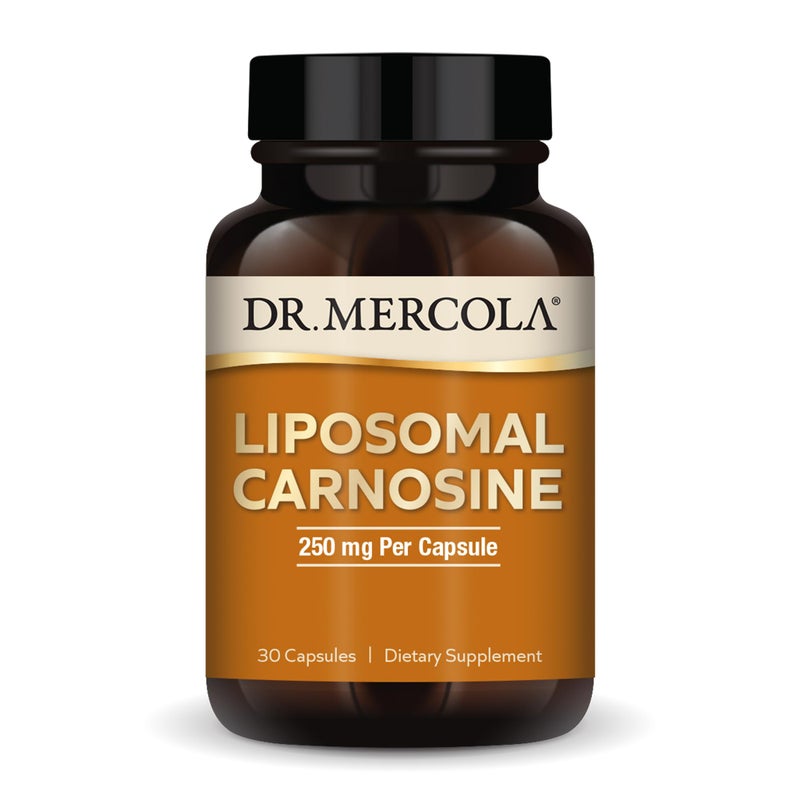 Dr. Mercola Liposomal Carnosine, 250mg Per Capsule, 30 Servings (30 Capsules), Dietary Supplement, Supports Metabolic Health, Non GMO - Image 1